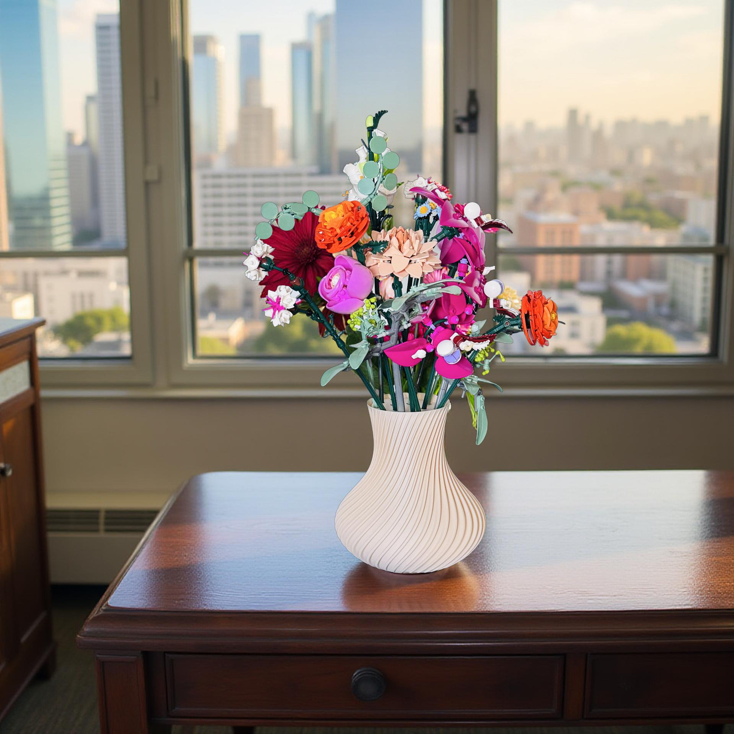 Display Vase For Lego Bouquet, Artificial Flowers or Roses 10342 Botanicals