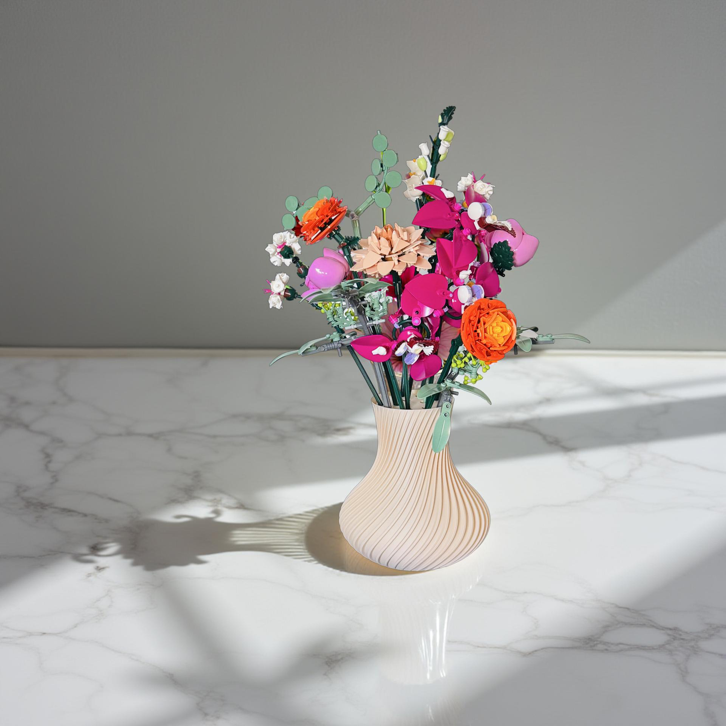 Display Vase For Lego Bouquet, Artificial Flowers or Roses 10342 Botanicals