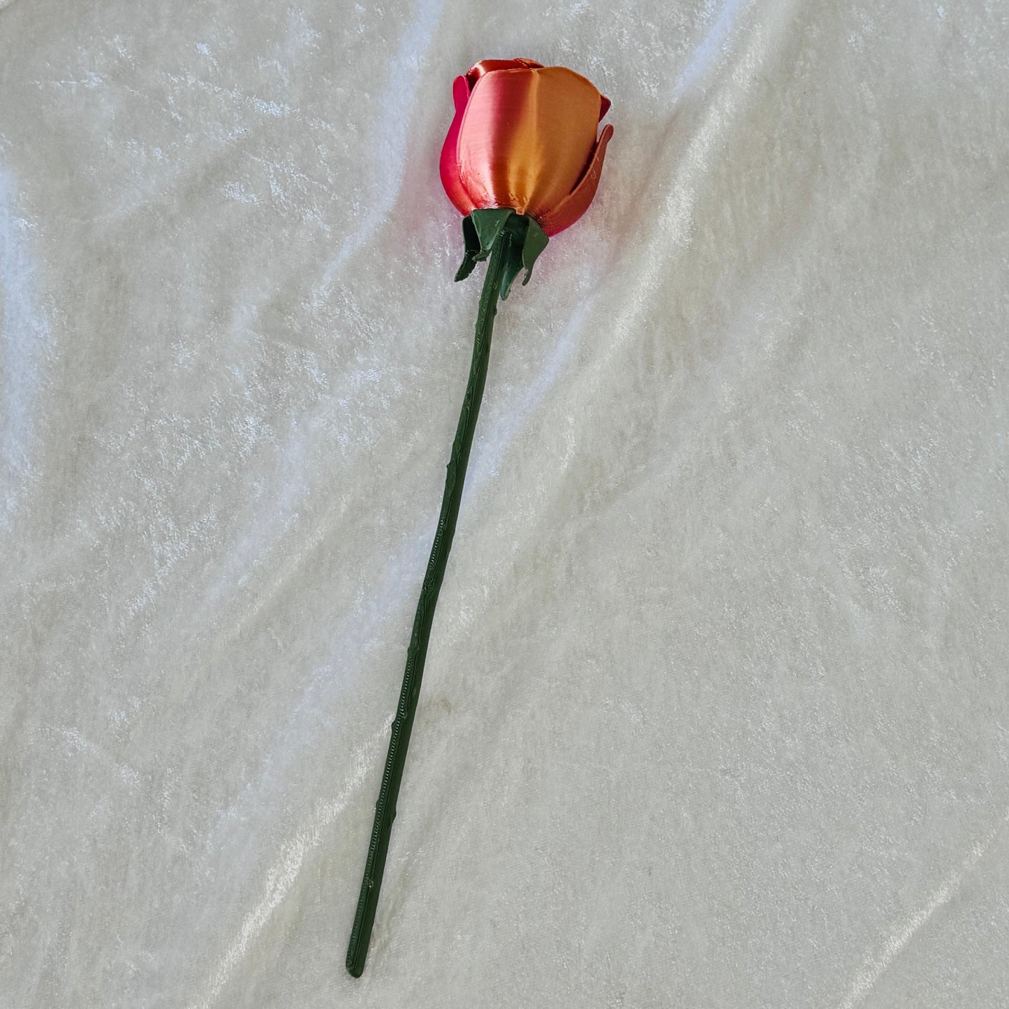Exquisite 3D Printed Roses with Detachable Stems - Forever in Bloom
