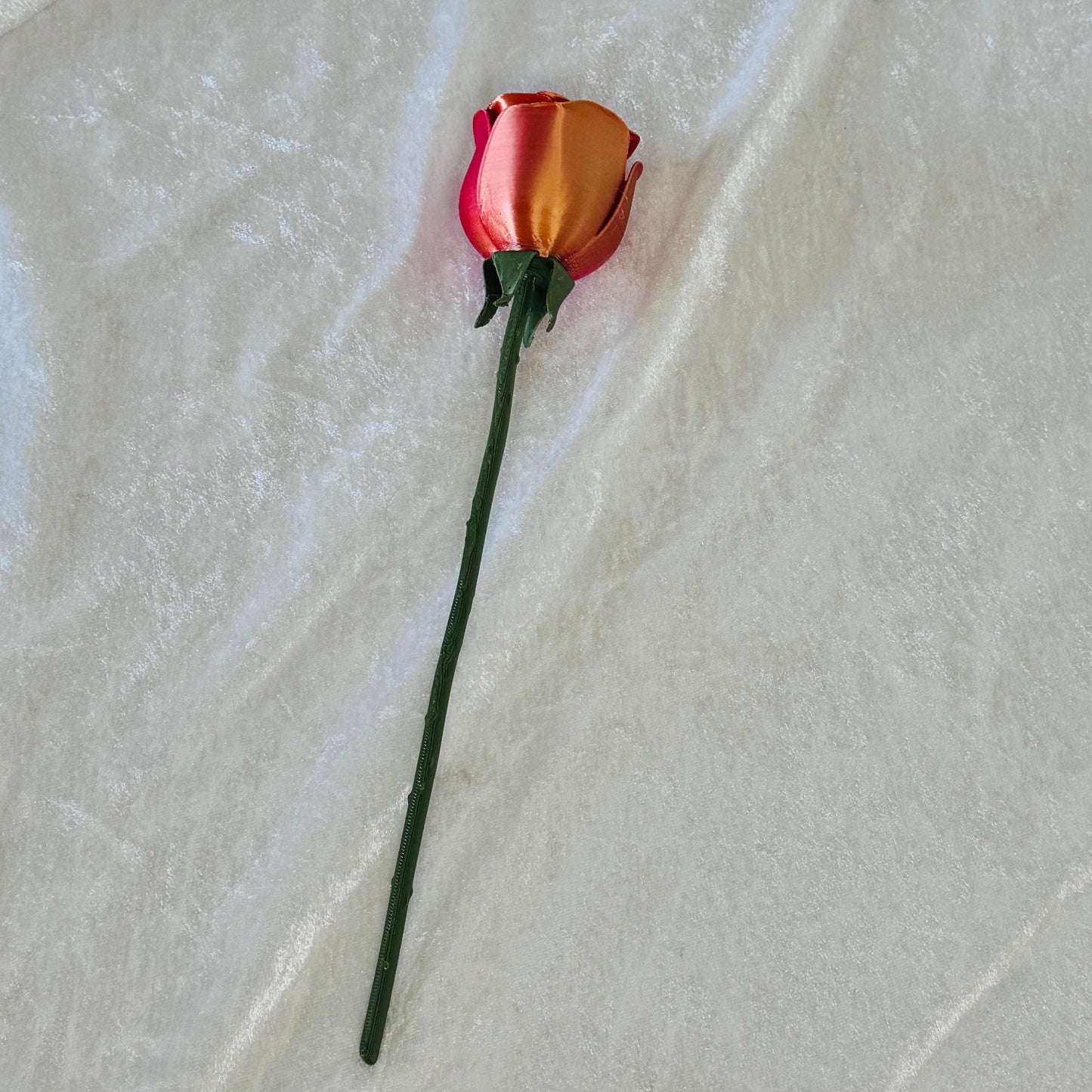 Exquisite 3D Printed Roses with Detachable Stems - Forever in Bloom