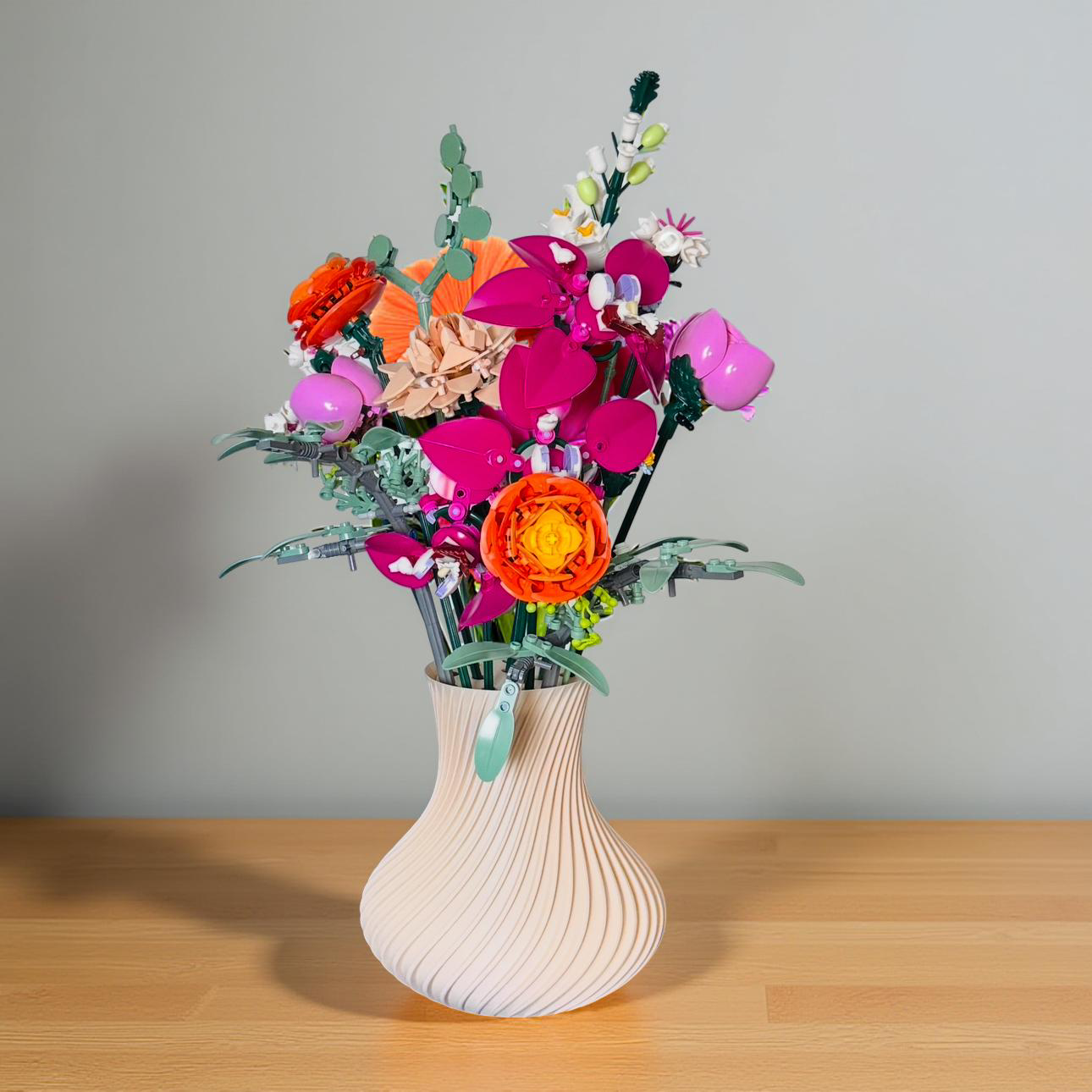 Display Vase For Lego Bouquet, Artificial Flowers or Roses 10342 Botanicals