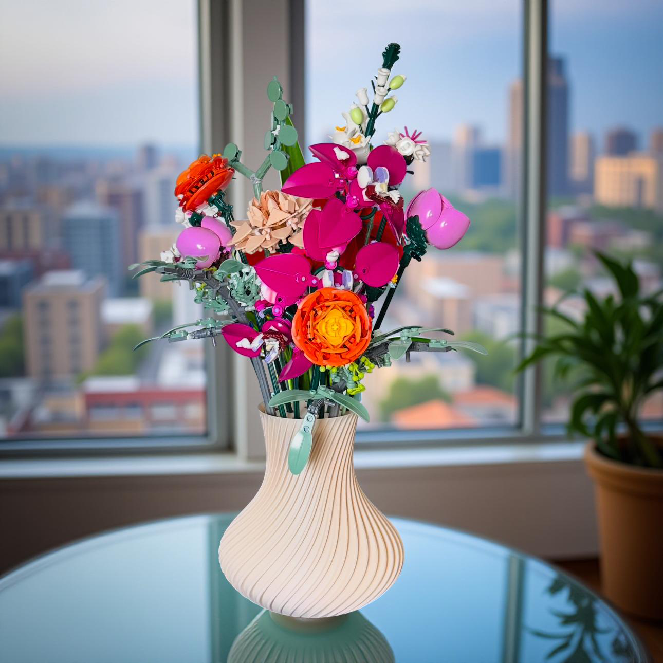 Display Vase For Lego Bouquet, Artificial Flowers or Roses 10342 Botanicals