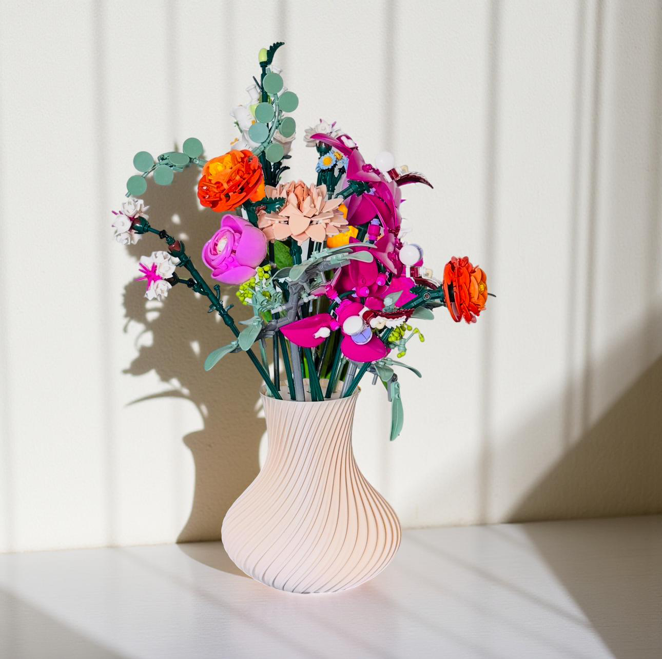Display Vase For Lego Bouquet, Artificial Flowers or Roses 10342 Botanicals