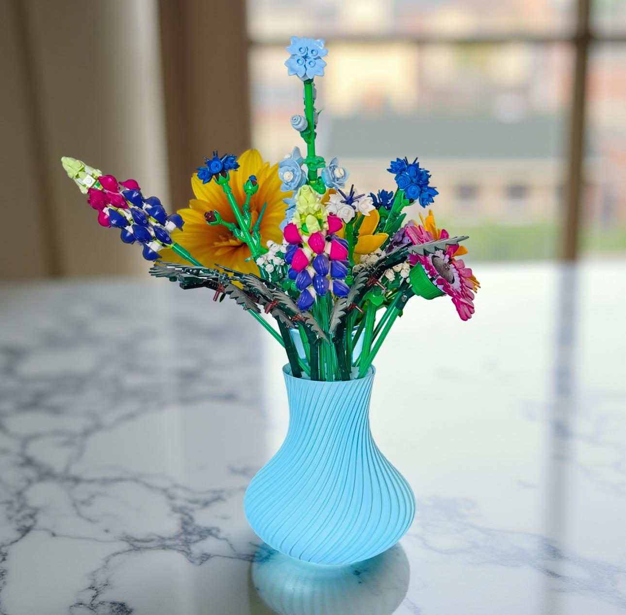 Display Vase For Lego Bouquet, Artificial Flowers or Roses 10313 Botanicals
