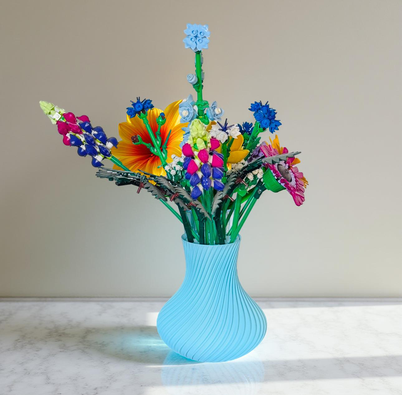 Display Vase For Lego Bouquet, Artificial Flowers or Roses 10313 Botanicals