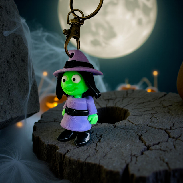 Witch Keychain
