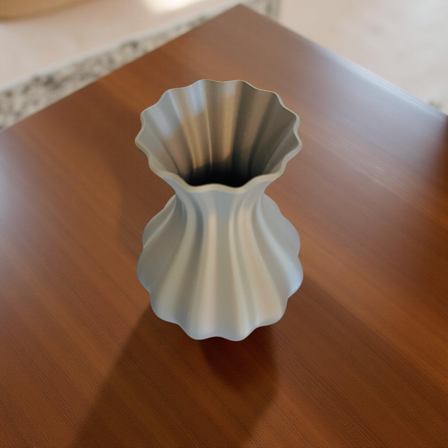Hourglass Vase for Artificial Flowers