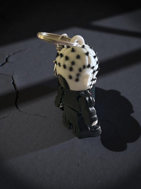 Horror Pinhead Keychain