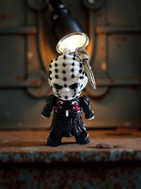Horror Pinhead Keychain