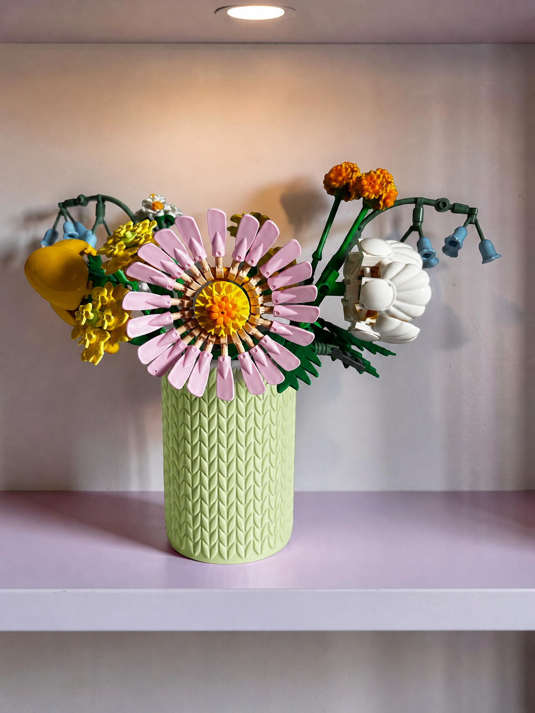 Vase For Lego Petite Sunny Bouquet 10347 Knitted Design
