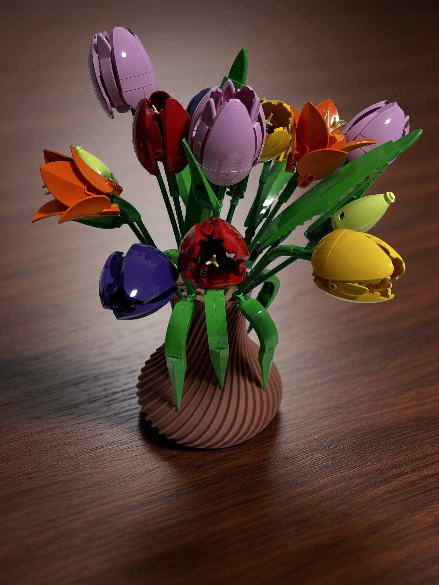 Vase For Lego Bouquet, Artificial Flowers or Roses 10342 Botanicals Textured