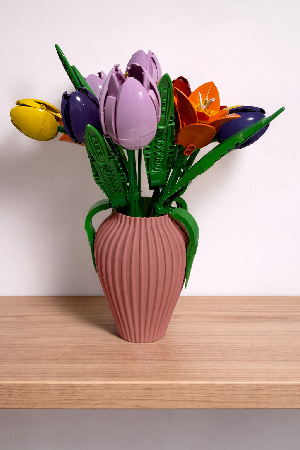 Modern Vase For Lego Bouquets & flower Sets 18cm for Home Decor