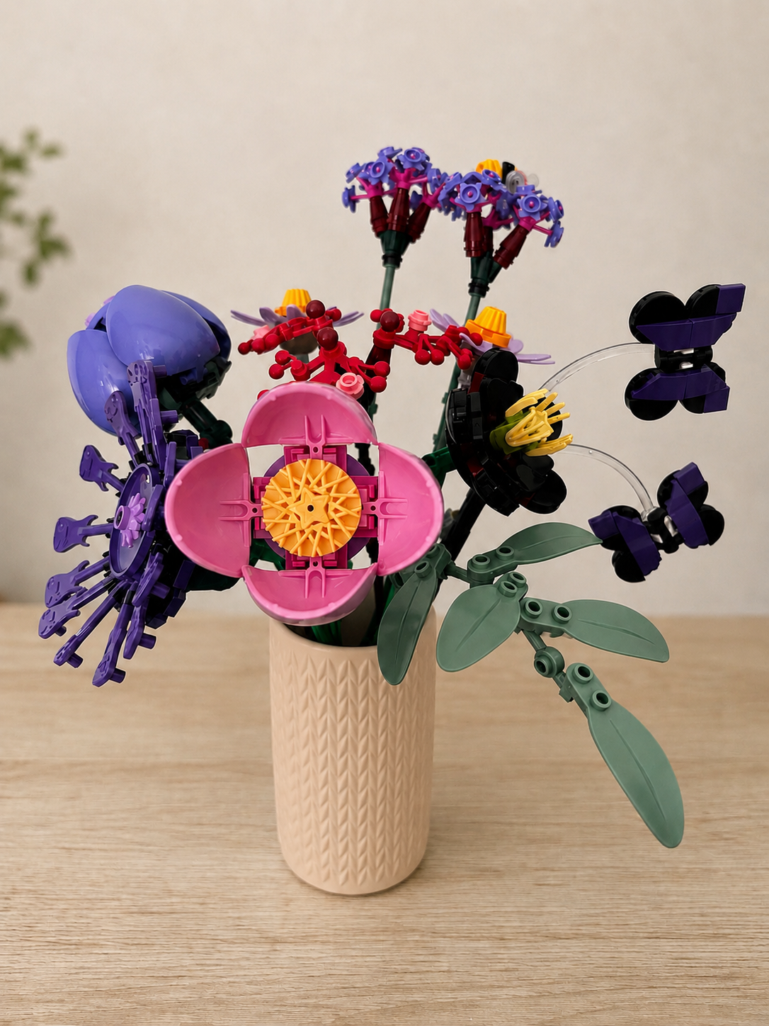 Vases For All LEGO Flowers Sets, Botanicals & Roses In A Modern Knitted Design