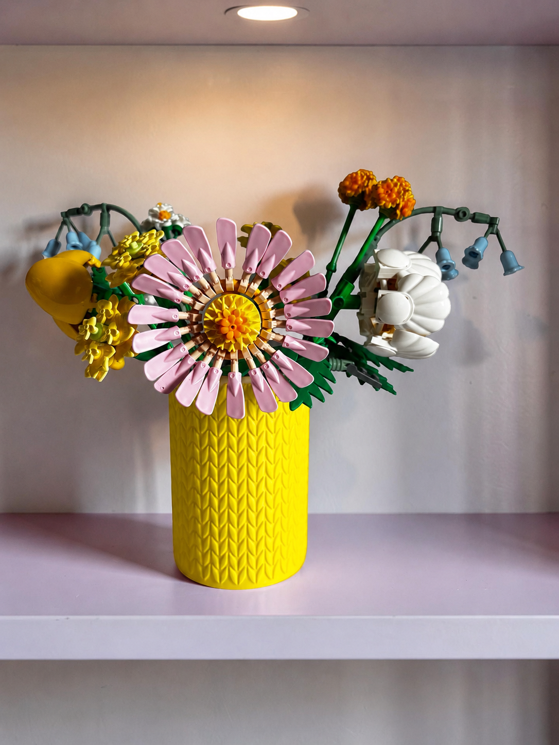 Vase For Lego Petite Sunny Bouquet 10347 Knitted Design