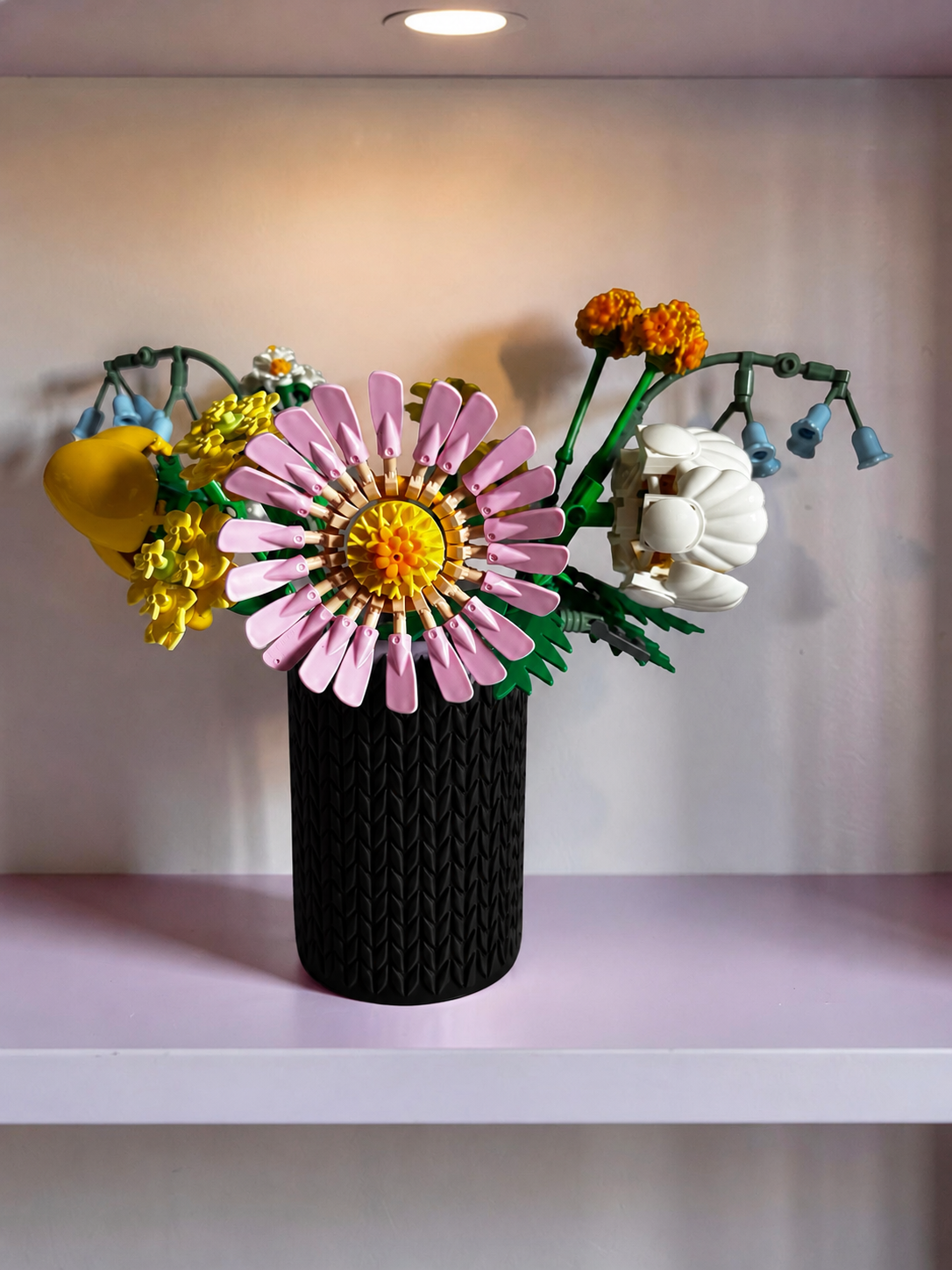 Vases For All LEGO Flowers Sets, Botanicals & Roses In A Modern Knitted Design