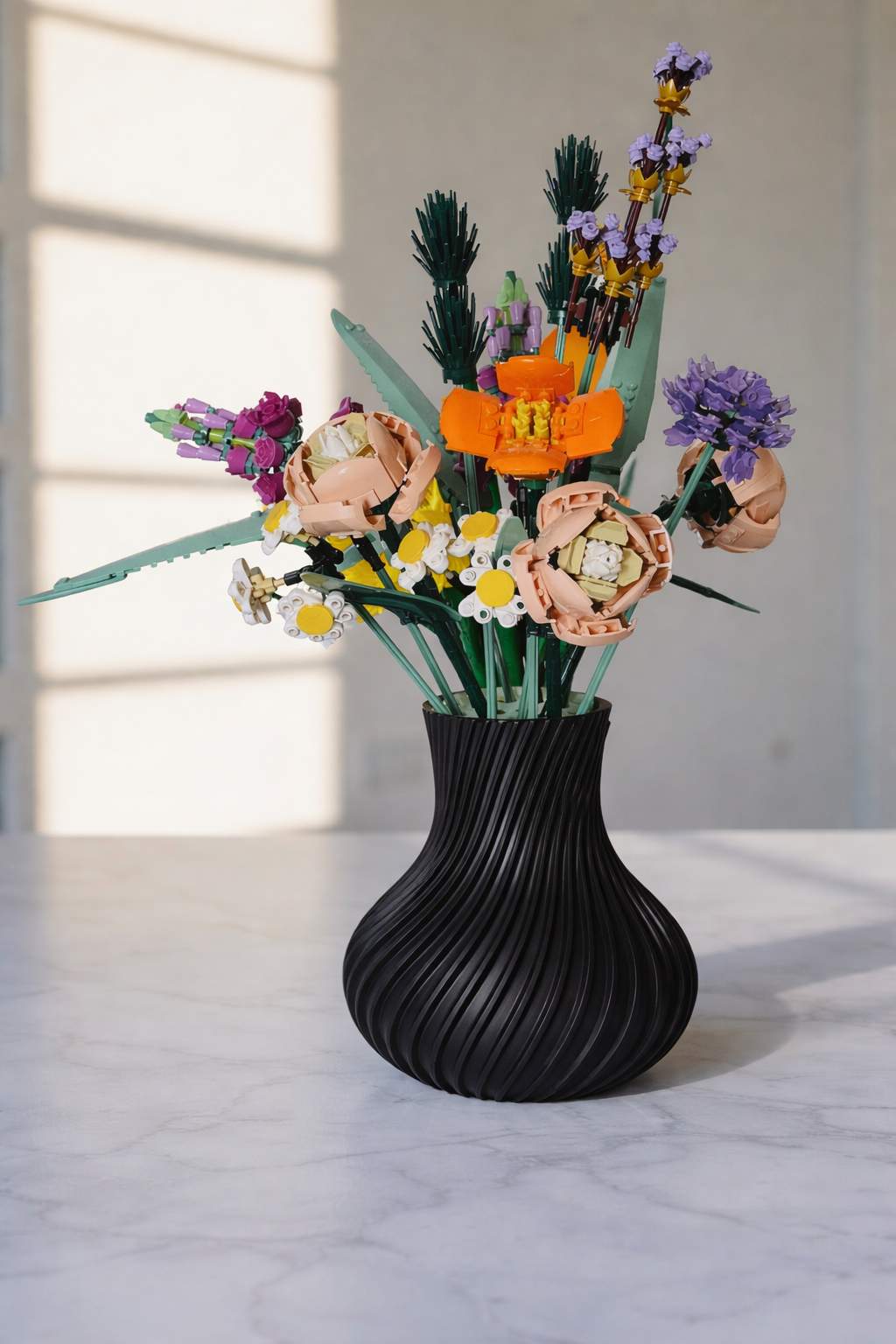 Display Vase For Lego Bouquet, Artificial Flowers or Roses 10313 Botanicals