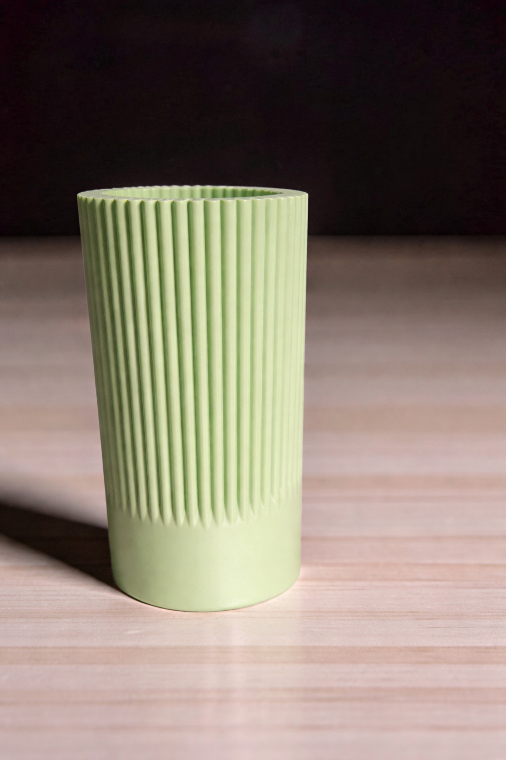 Vase for LEGO Icons Daffodils 40646 | Modern Ribbed Vase | 11cm Tall