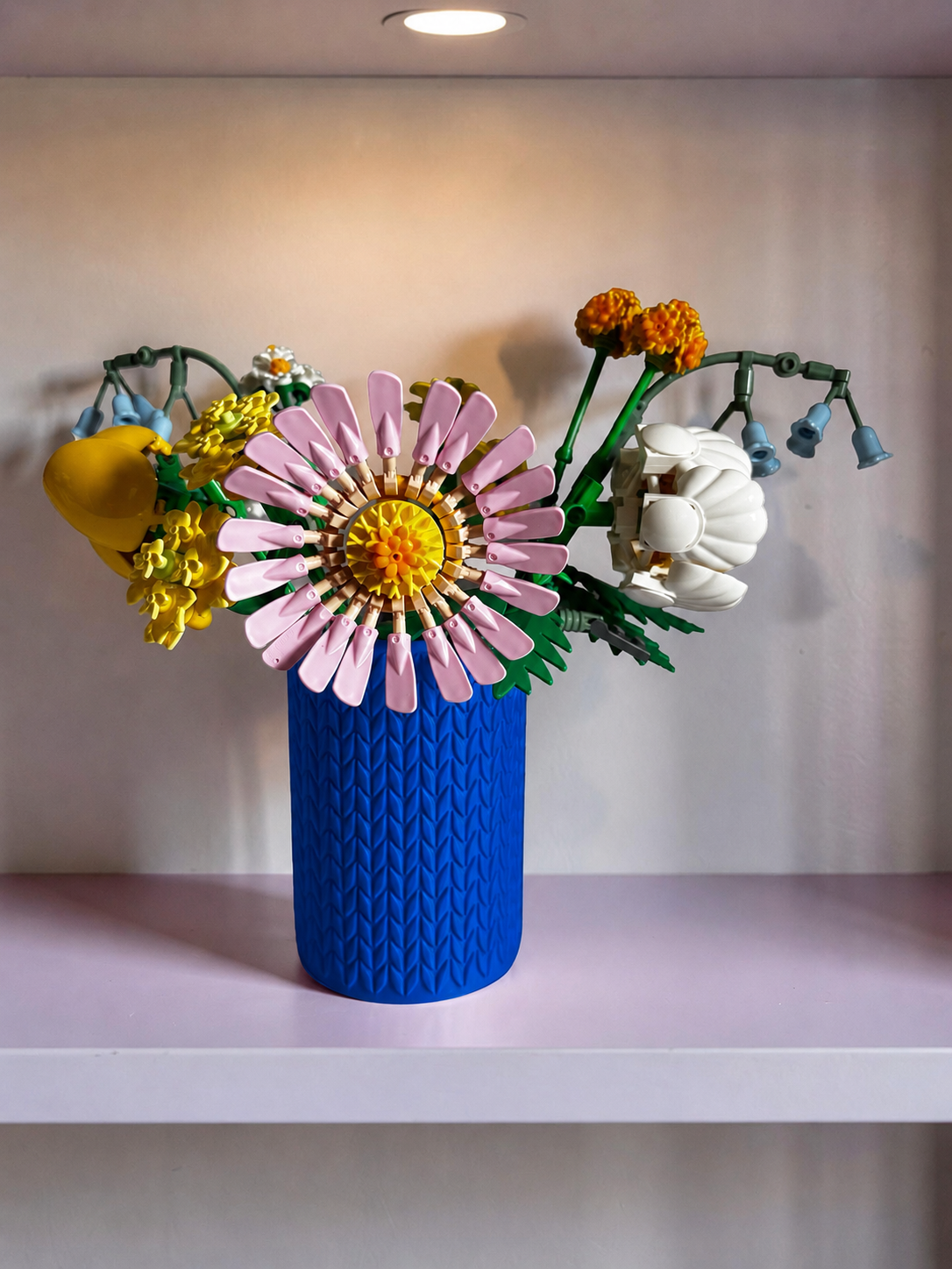 Vase For Lego Petite Sunny Bouquet 10347 Knitted Design
