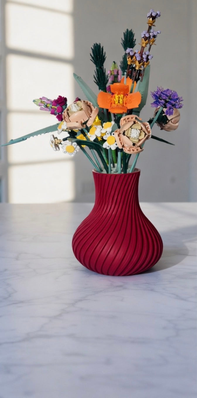 Display Vase For Lego Bouquet, Artificial Flowers or Roses 10342 Botanicals