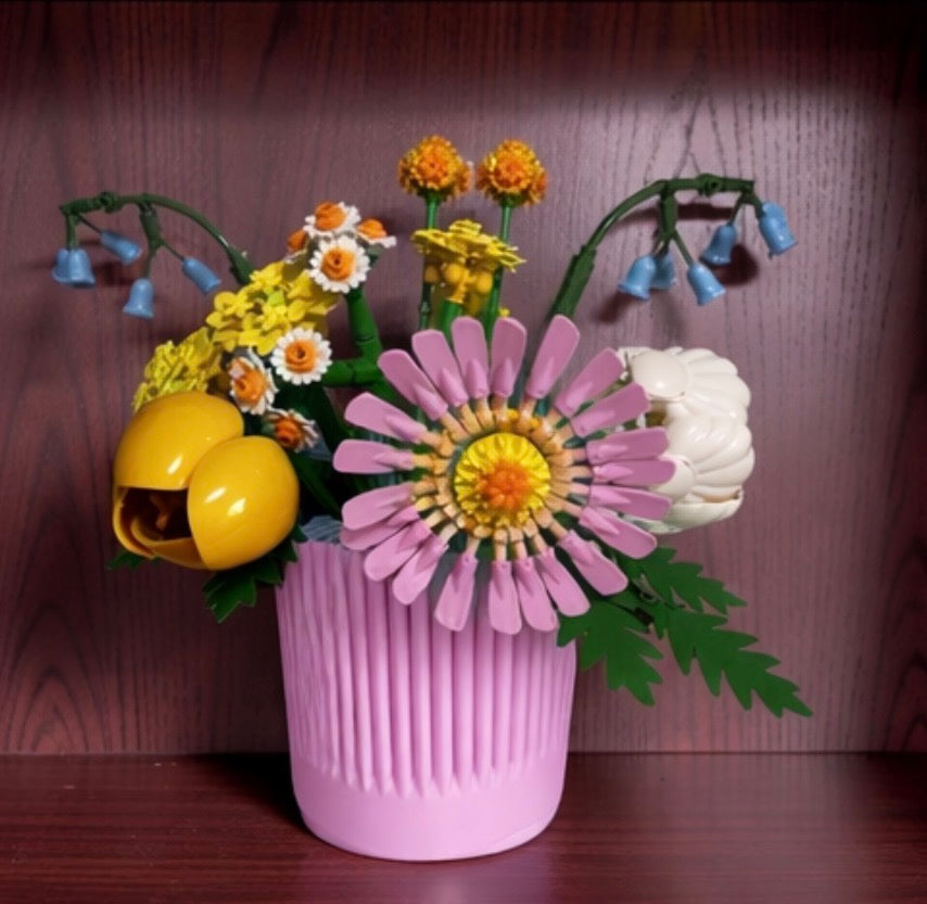 Vase For Lego Petite Sunny Bouquet 10347