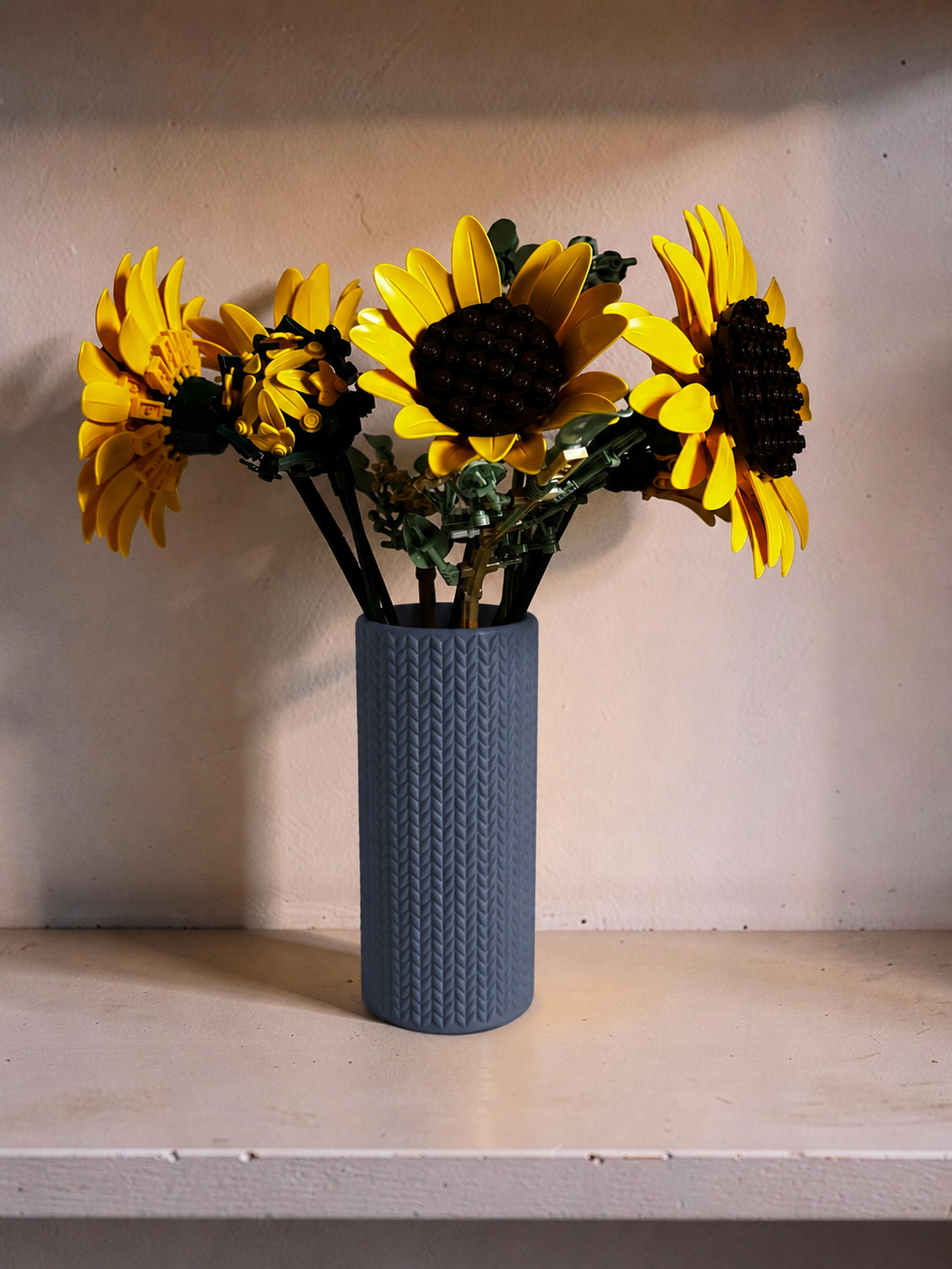 Vases For All LEGO Flowers Sets, Botanicals & Roses In A Modern Knitted Design