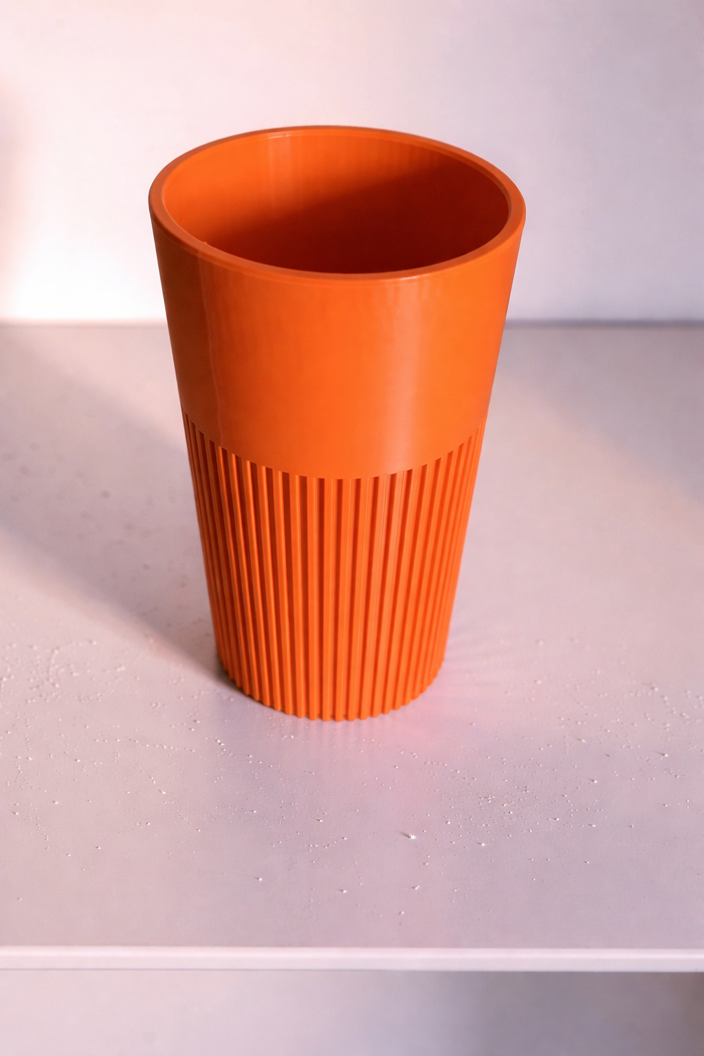 Vase for LEGO Bouquets, Botanicals & Flowers Sets 10313 | Modern Ribbed Vase