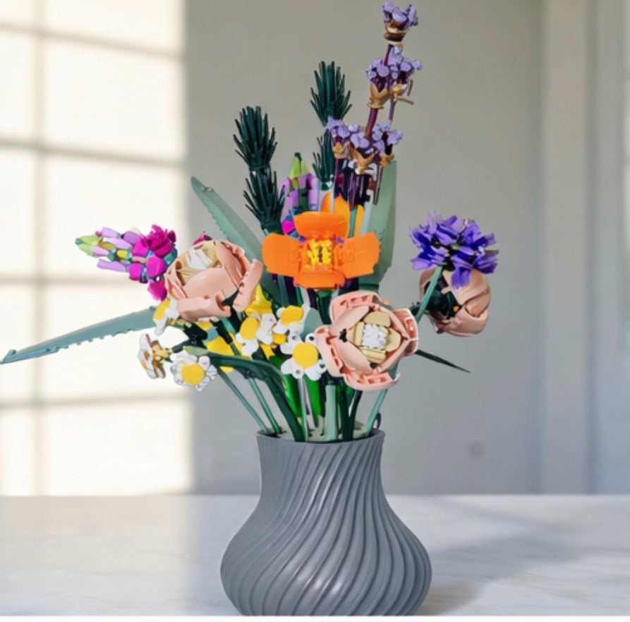 Display Vase For Lego Bouquet, Artificial Flowers or Roses 10313 Botanicals