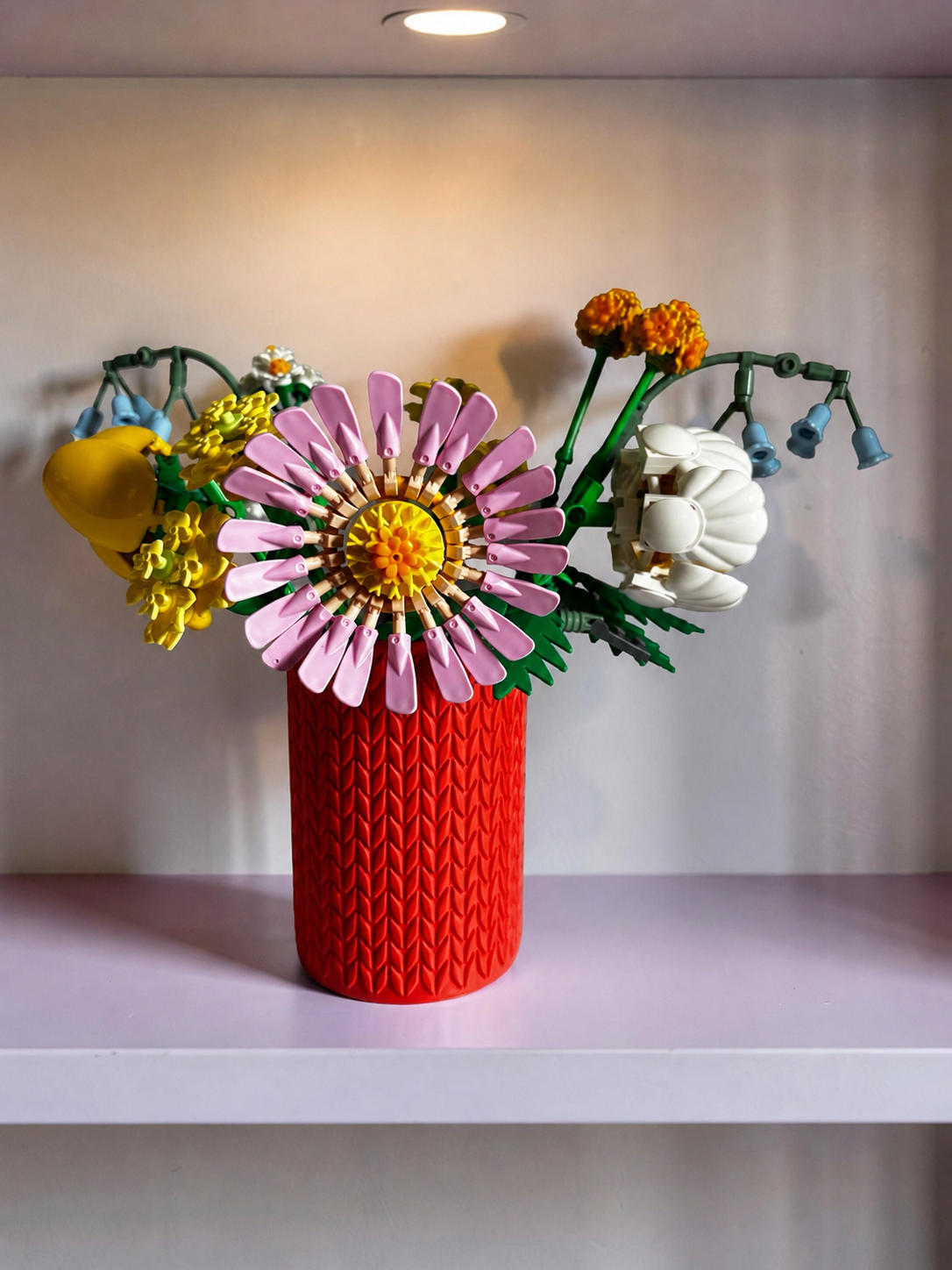 Vase For Lego Petite Sunny Bouquet 10347 Knitted Design