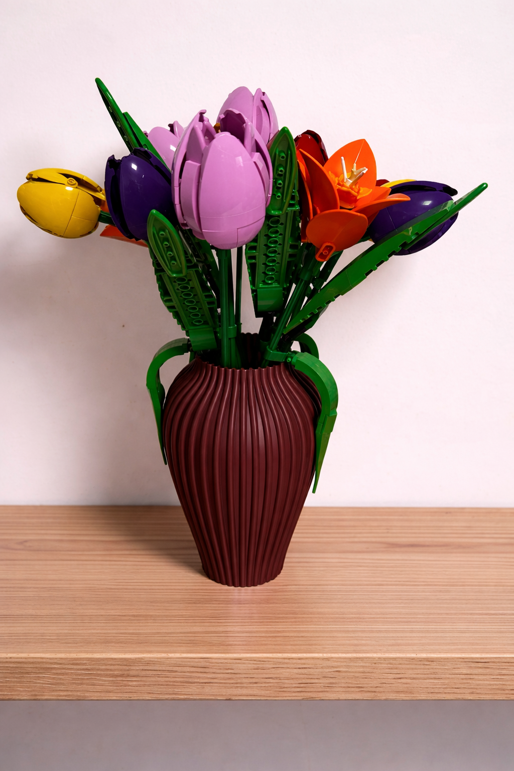 Modern Vase For Lego Bouquets & flower Sets 18cm for Home Decor