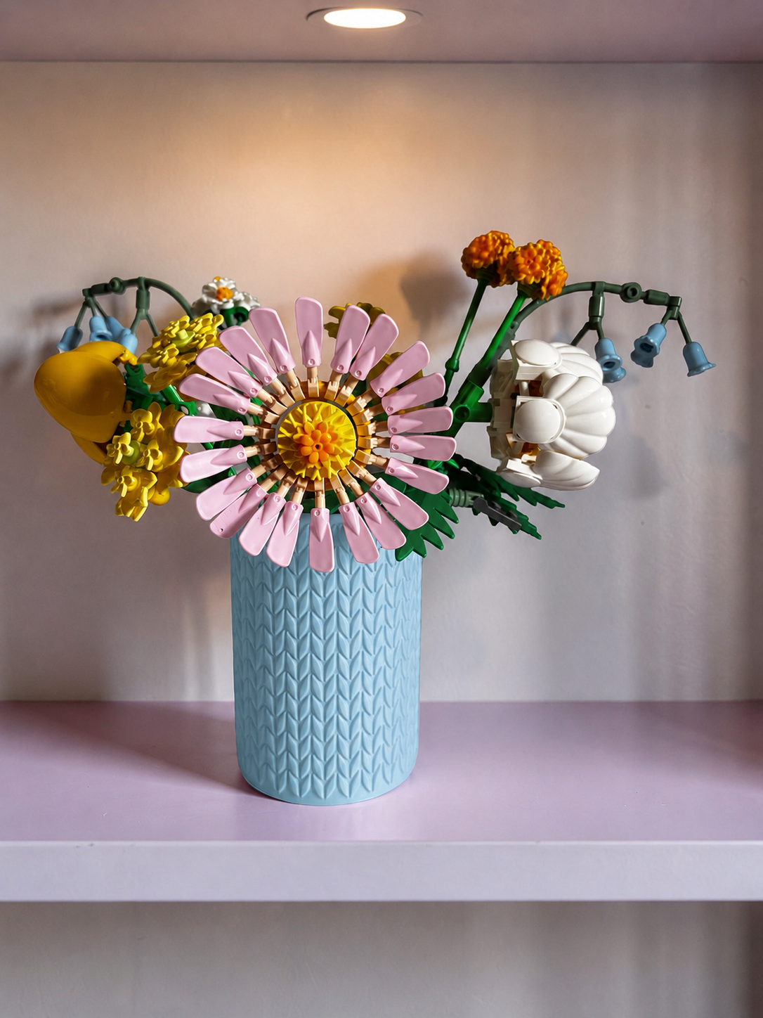Vase For Lego Petite Sunny Bouquet 10347 Knitted Design