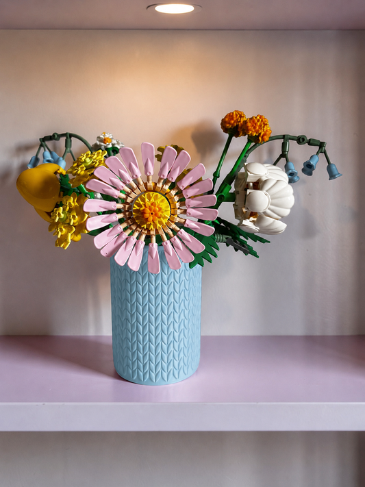 Vase For Lego Petite Sunny Bouquet 10347 Knitted Design