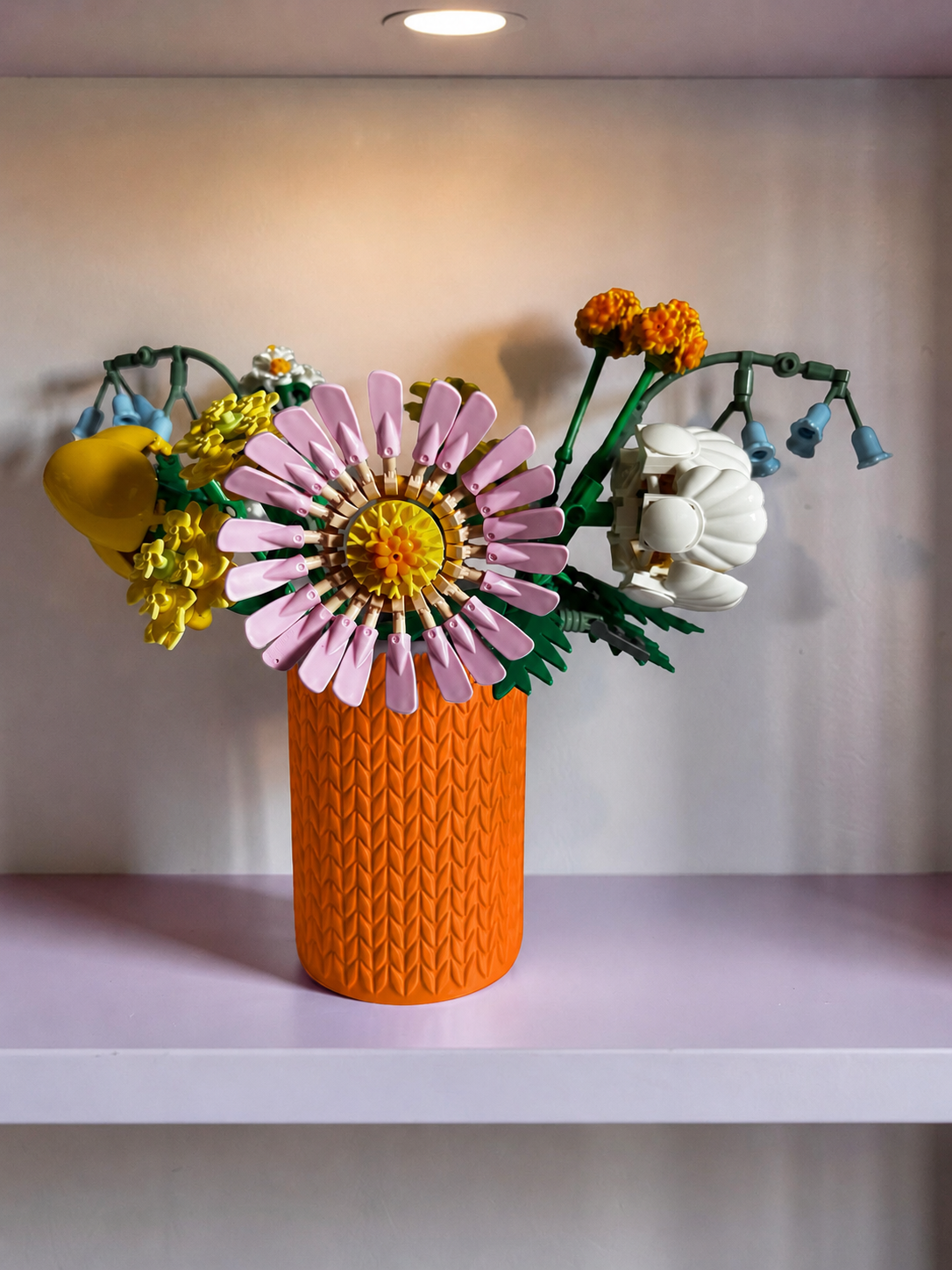 Vase For Lego Petite Sunny Bouquet 10347 Knitted Design