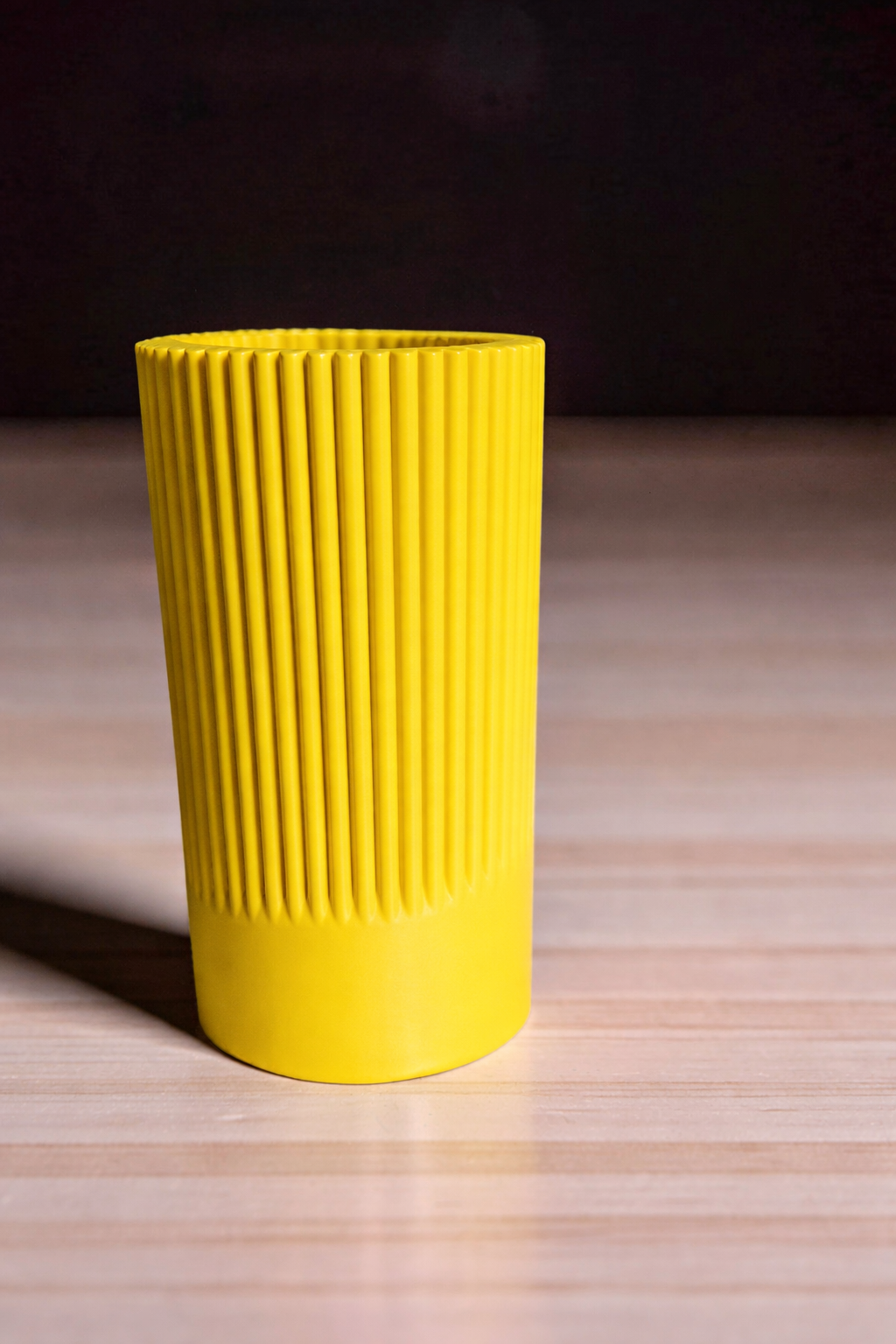 Vase for LEGO Icons Daffodils 40646 | Modern Ribbed Vase | 11cm Tall