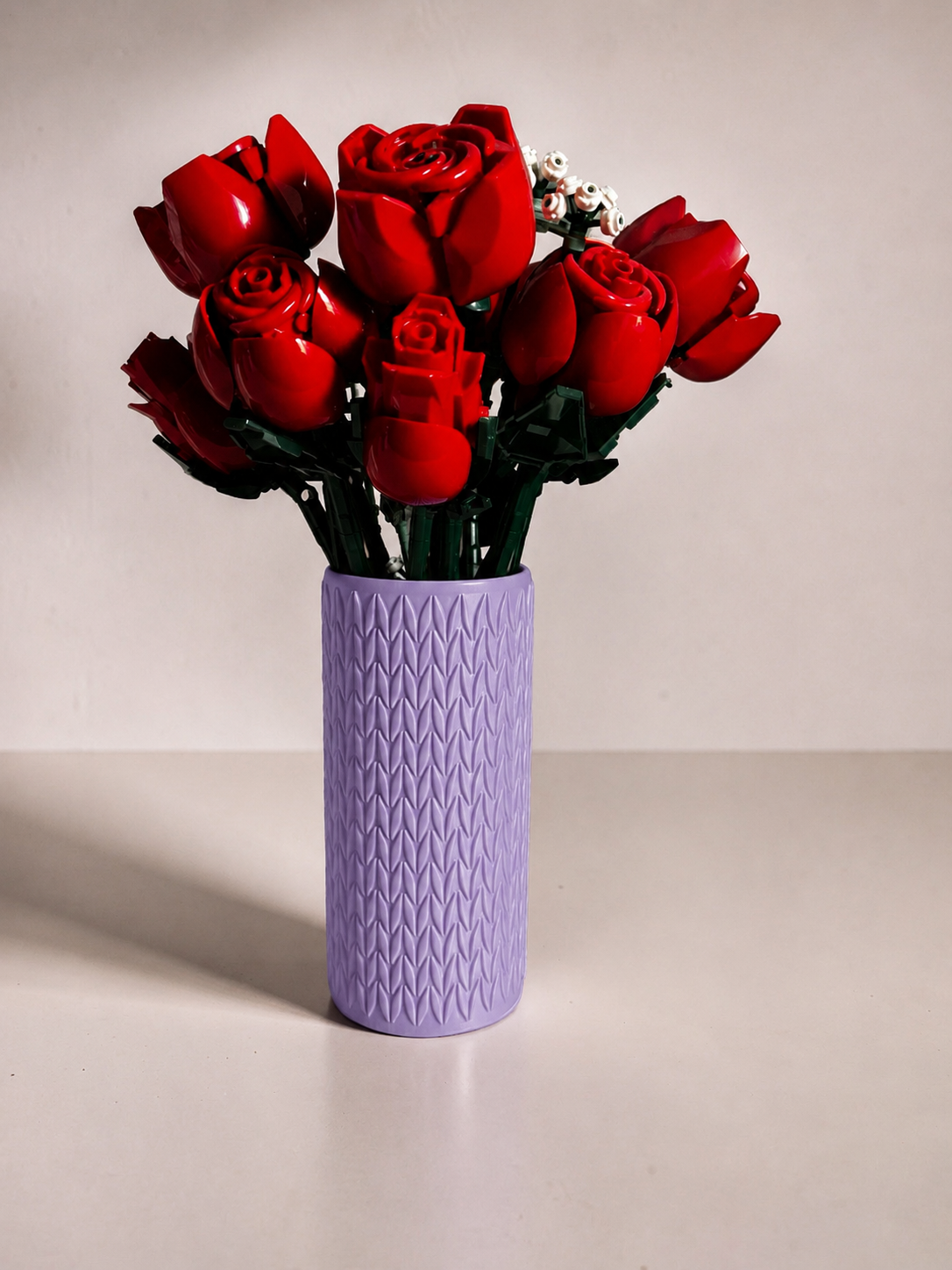 Vase for LEGO Bouquets, Botanicals & Flowers Sets 10313 | Modern Knitted Vase