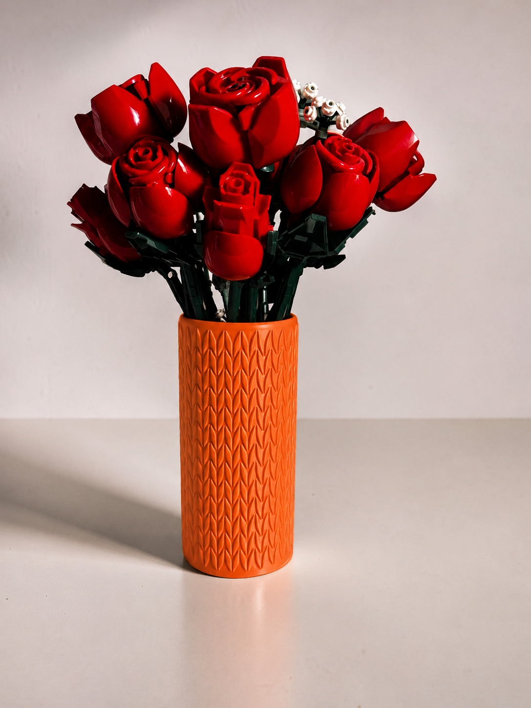 Vase for LEGO Bouquets, Botanicals & Flowers Sets 10313 | Modern Knitted Vase