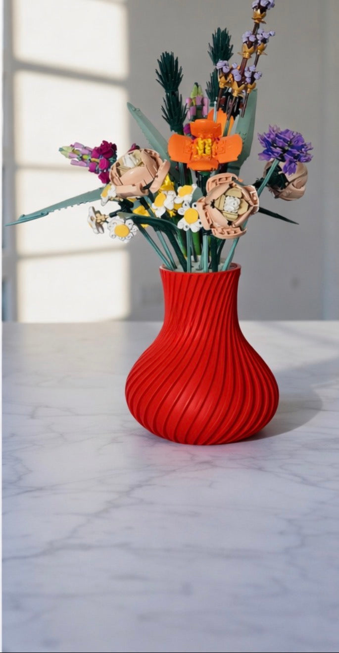 Display Vase For Lego Bouquet, Artificial Flowers or Roses 10313 Botanicals