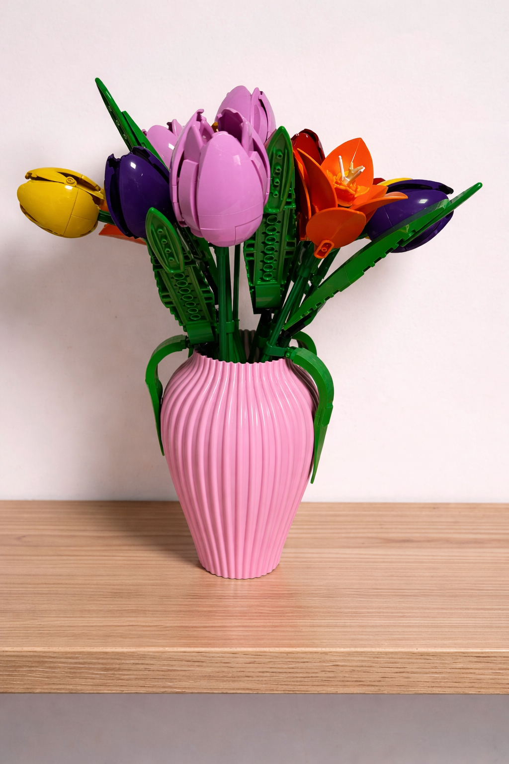 Modern Vase For Lego Bouquets & flower Sets 18cm for Home Decor
