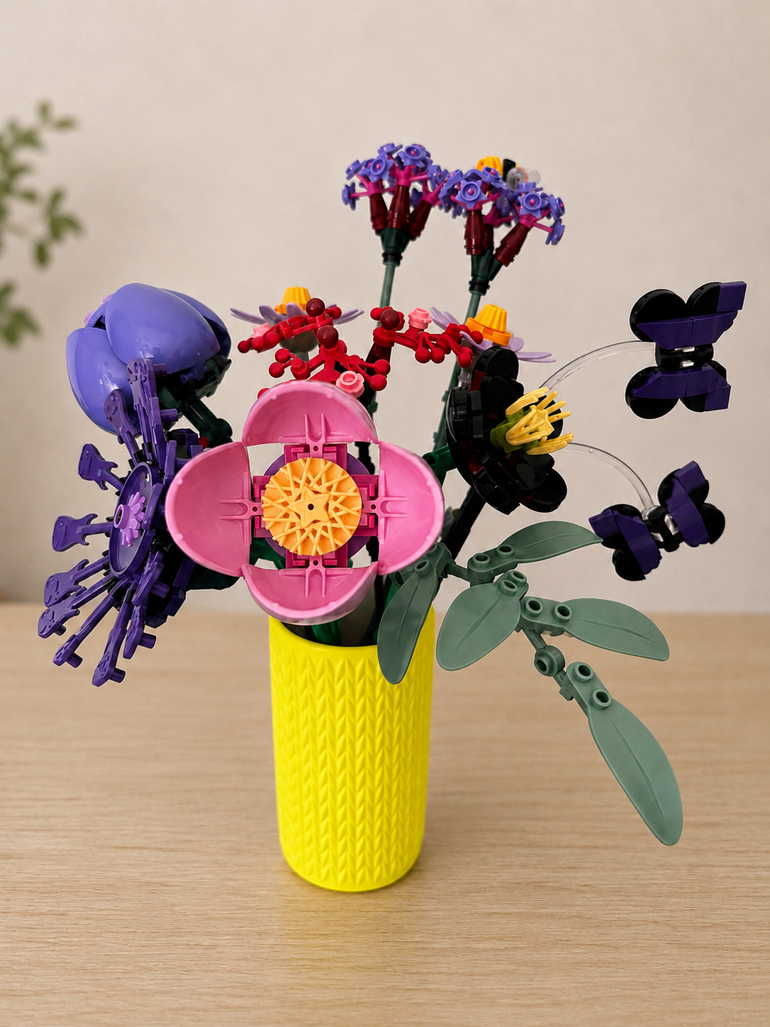 Vases For All LEGO Flowers Sets, Botanicals & Roses In A Modern Knitted Design