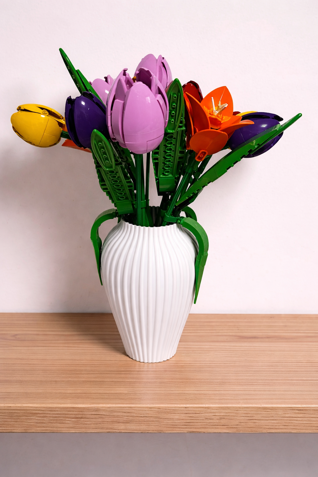 Modern Vase For Lego Bouquets & flower Sets 18cm for Home Decor