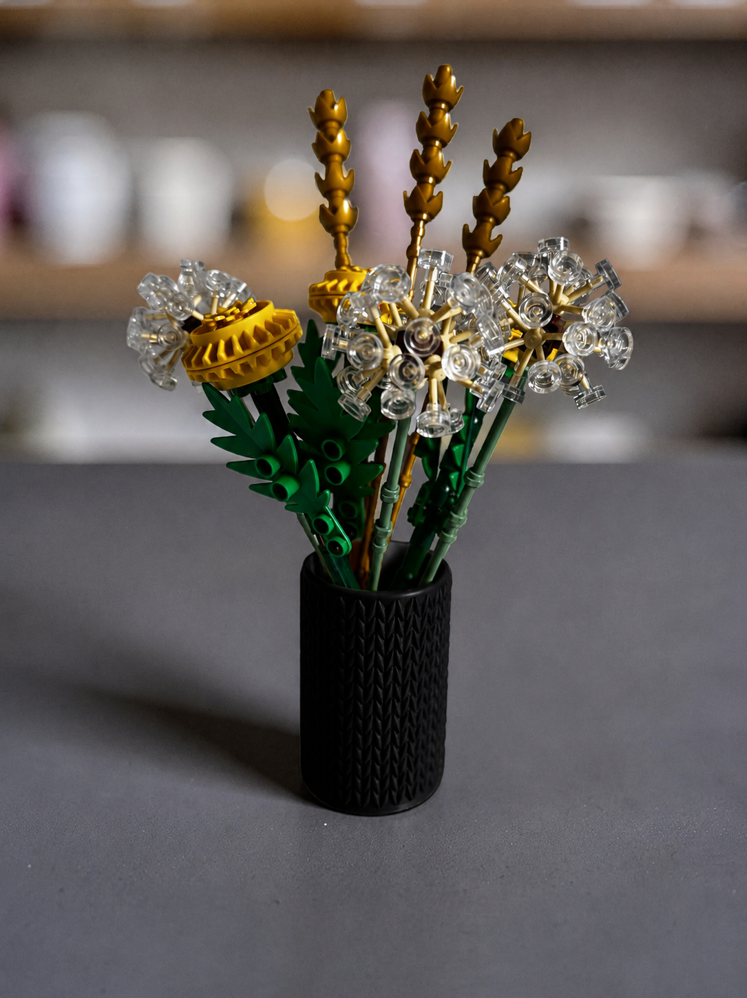 Vases For All LEGO Flowers Sets, Botanicals & Roses In A Modern Knitted Design