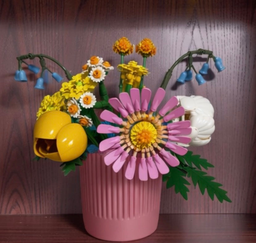 Vase For Lego Petite Sunny Bouquet 10347