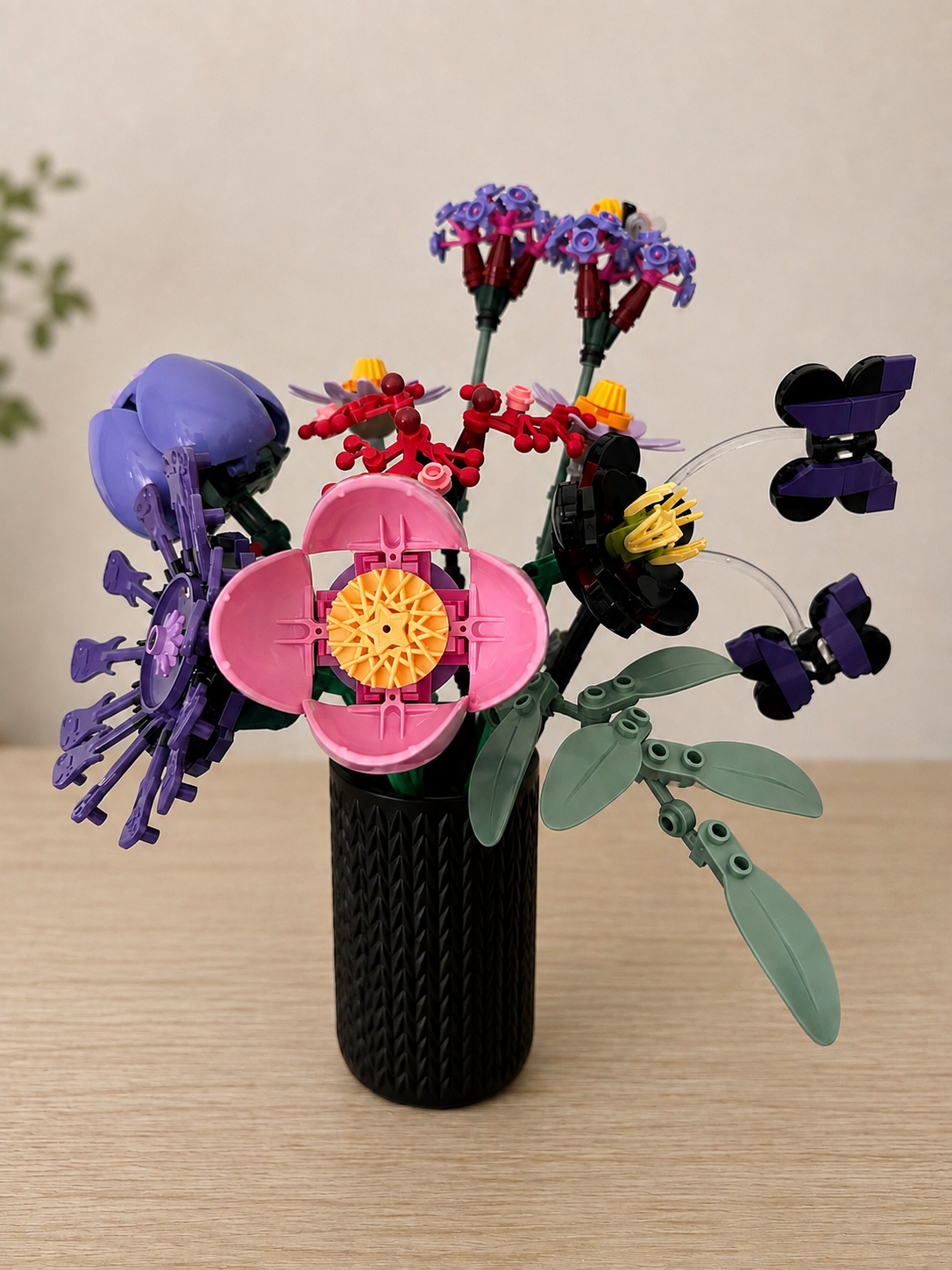 Vases For All LEGO Flowers Sets, Botanicals & Roses In A Modern Knitted Design