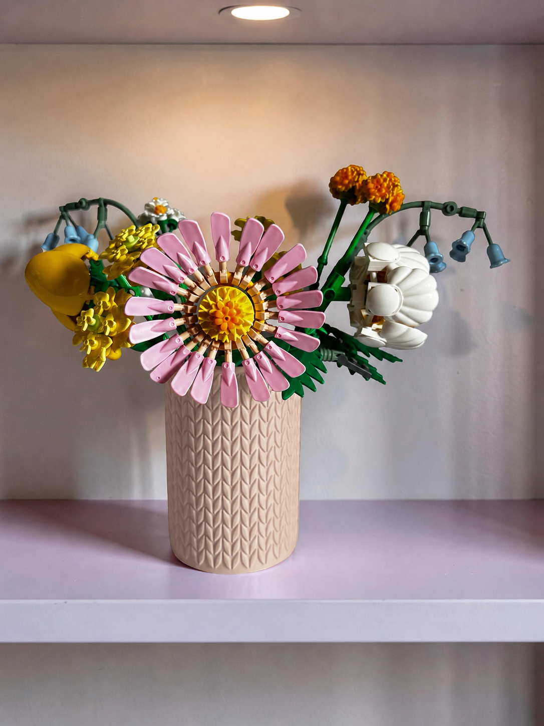Vase For Lego Petite Sunny Bouquet 10347 Knitted Design