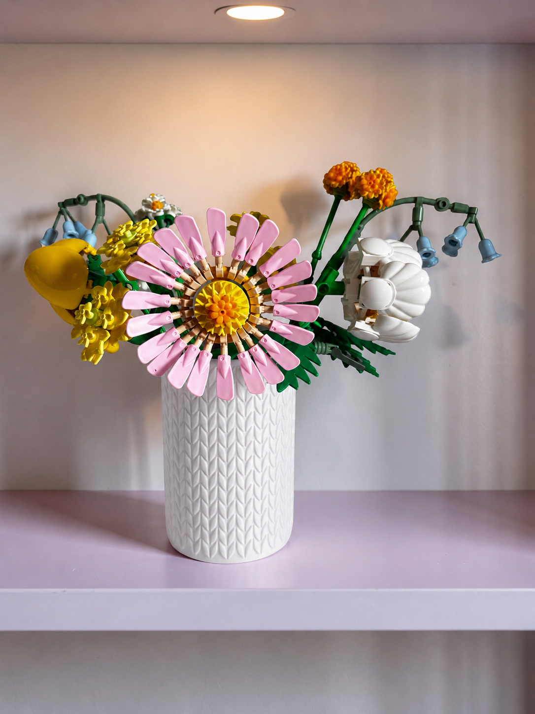 Vase For Lego Petite Sunny Bouquet 10347 Knitted Design