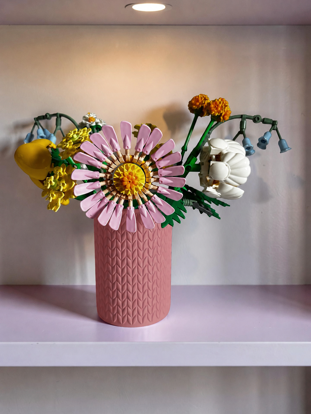 Vase For Lego Petite Sunny Bouquet 10347 Knitted Design