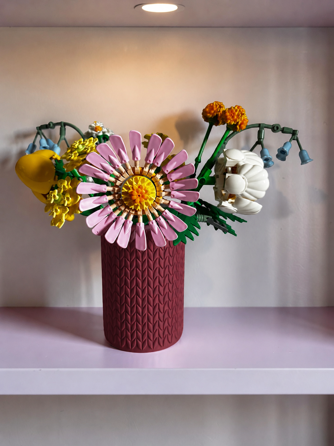 Vase For Lego Petite Sunny Bouquet 10347 Knitted Design