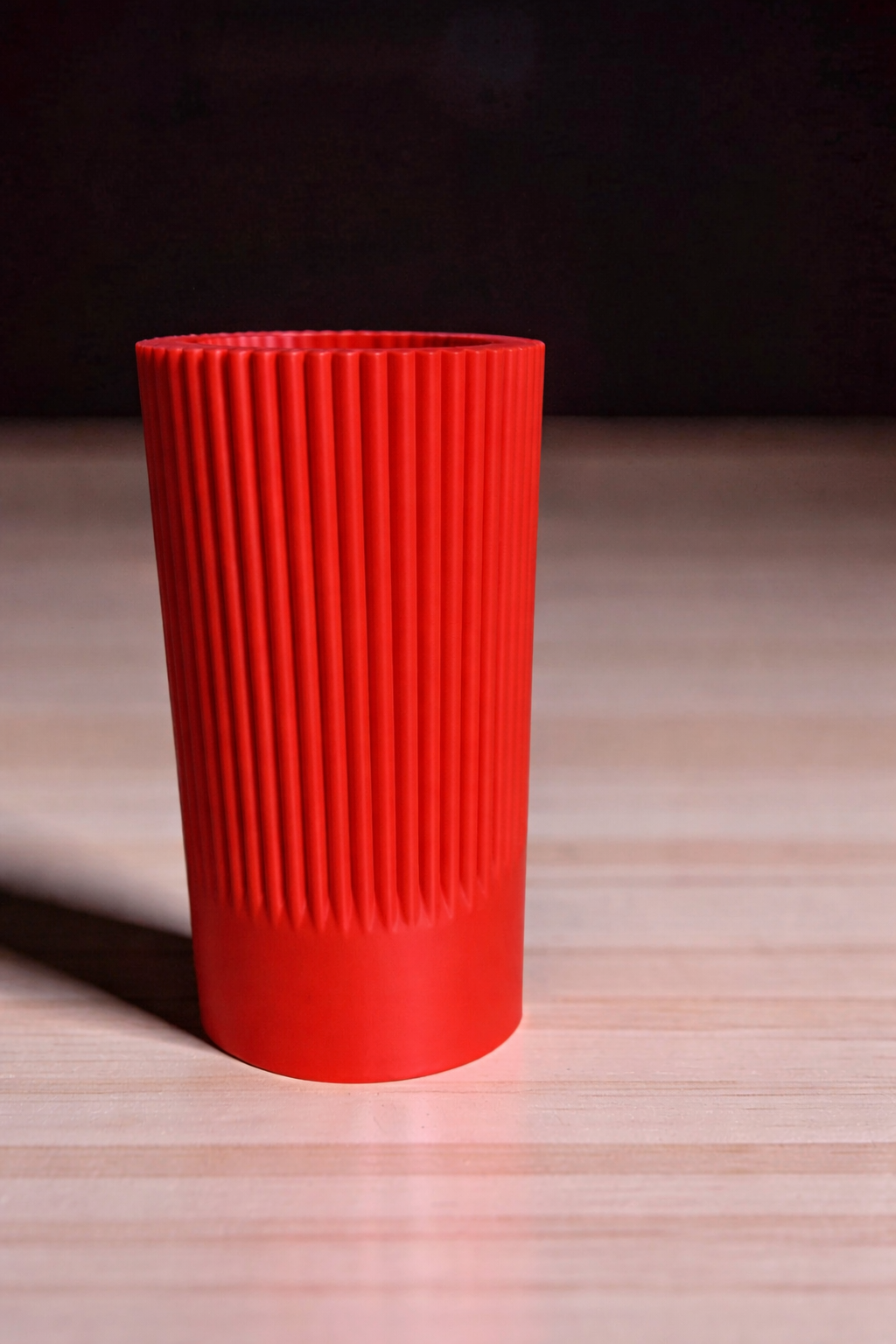 Vase for LEGO Icons Daffodils 40646 | Modern Ribbed Vase | 11cm Tall