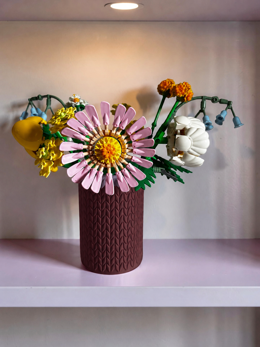 Vase For Lego Petite Sunny Bouquet 10347 Knitted Design