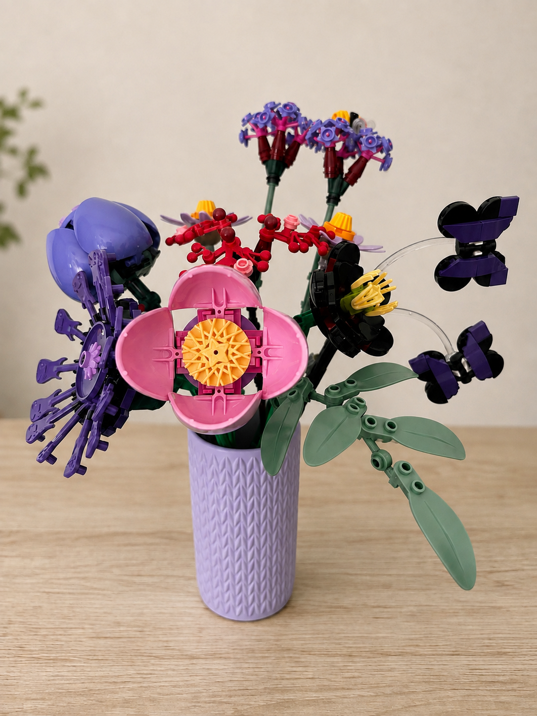 Vases For All LEGO Flowers Sets, Botanicals & Roses In A Modern Knitted Design