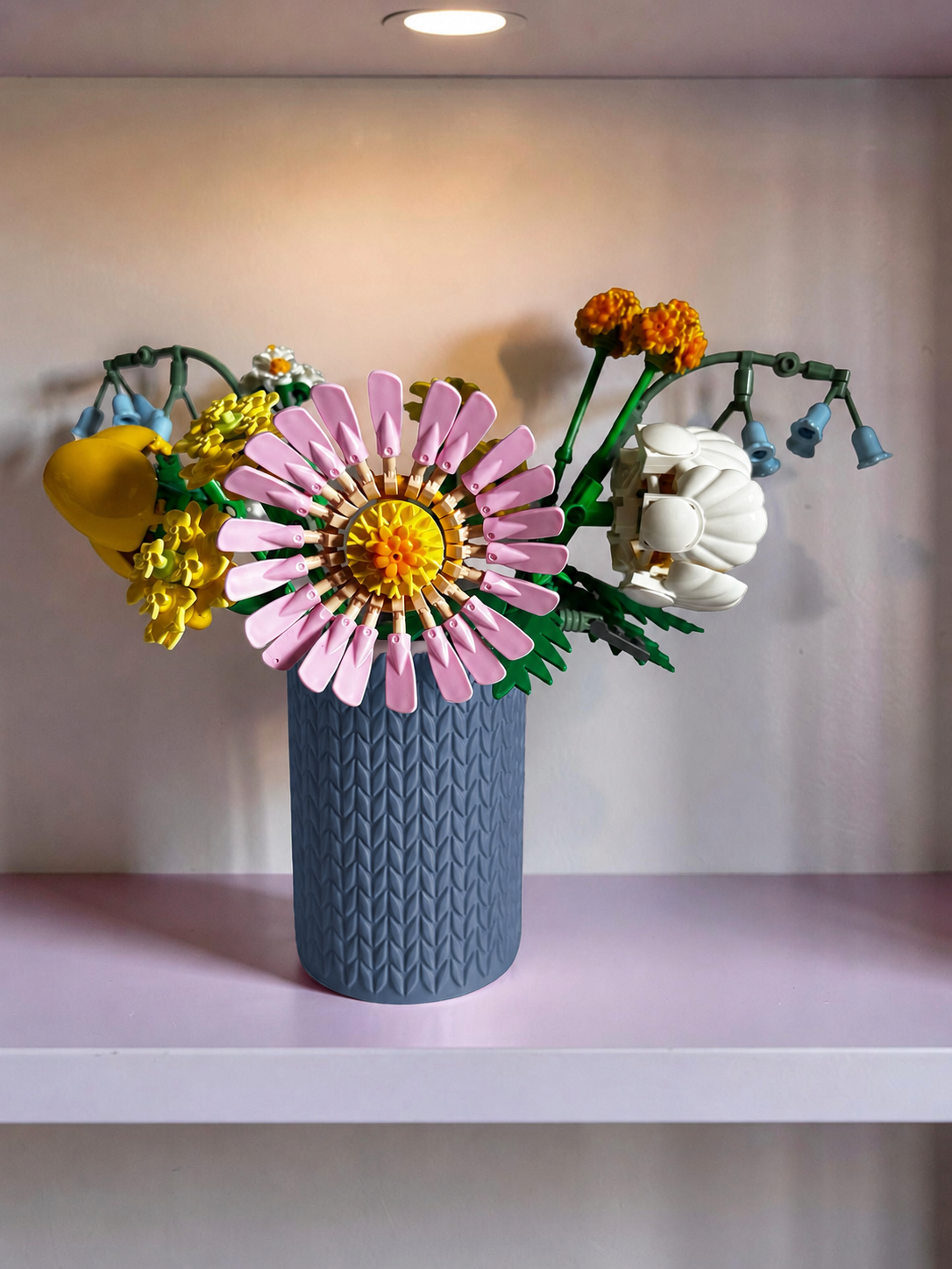 Vase For Lego Petite Sunny Bouquet 10347 Knitted Design